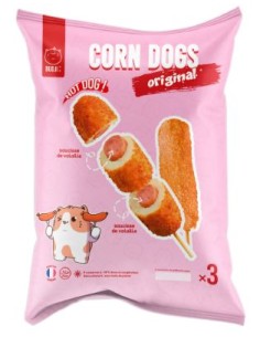 CORN DOG SAUCISSE MOZARELLA BUDJI 330G*5/CT