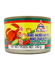 CRABE HACHE AUX EPICES -CUA BUN RIEU 160G*48/CT