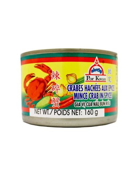 CRABE HACHE AUX EPICES -CUA BUN RIEU 160G*48/CT