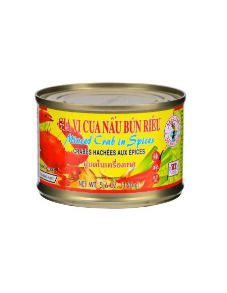 CRABE HACHE AUX EPICES- CUA BUN RIEU NANG FAH 160G*48/CT