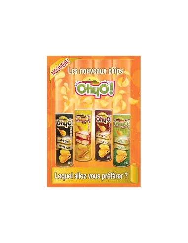 CHIPS PIMENT DOUX OHYO 160G