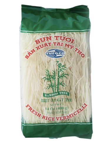 VERMI RIZ BUN TUOI BAMBOU VERT 400G*30/CT