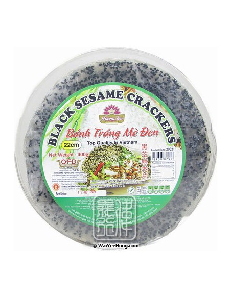 GALETTE SESAME NOIR 22CM 400G