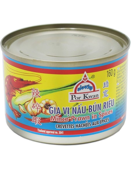 CREVETTE HACHE AUX EPICES- TOM BUN RIEU 160G*48/CTN