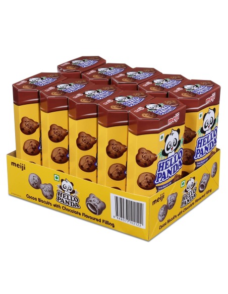 HELLO PANDA DOUBLE CHOCO 50G*10/PACK