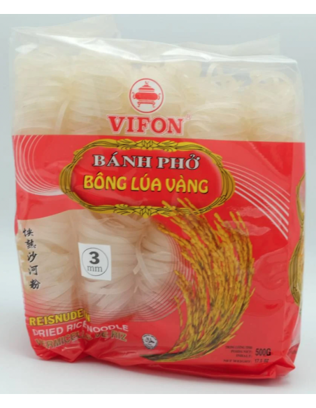 VERMI RIZ BANH PHO BONG LUA VANG 3MM 500G*24/CT