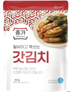 KIMCHI FRAIS FEUILLE MOUTARDE YEOLMU JONGGA 500G