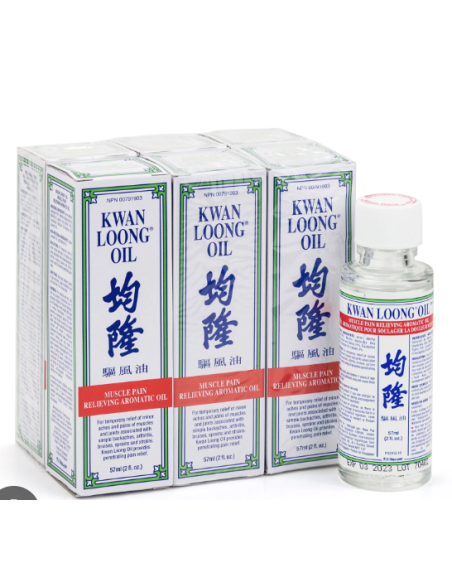 KWAN LOONG OIL LION 58ML*12/CT