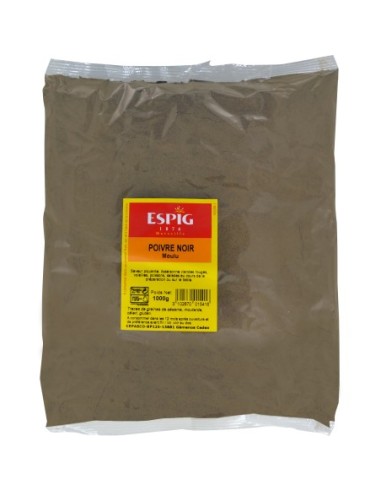 POIVRE NOIR MOULU ESPIG 100G