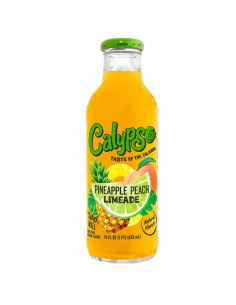 LIMONADE ANANAS PECHE CALYPSO 473ML