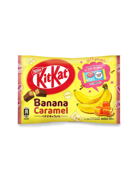 KITKAT JAPON BANANE CARAMEL 118,8G