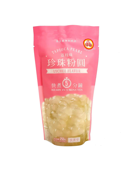 PERLE TAPIOCA BUBBLE TEA LITCHI WFY 250G