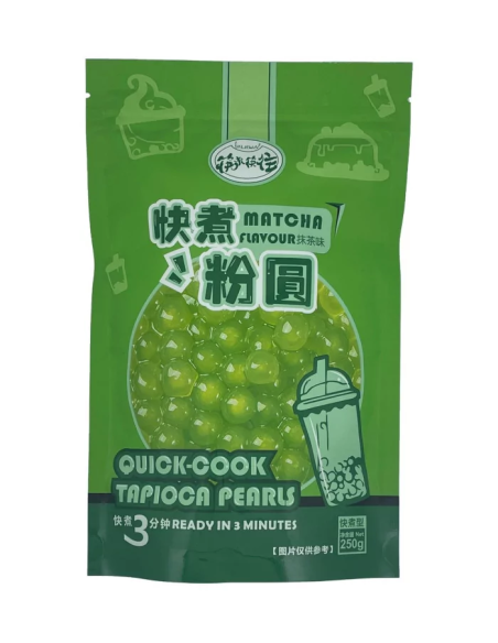 PERLE TAPIOCA BUBBLE TEA MATCHA KLKW 250G