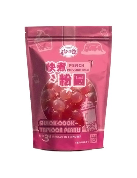 PERLE TAPIOCA BUBBLE TEA PECHE KLKW 250G