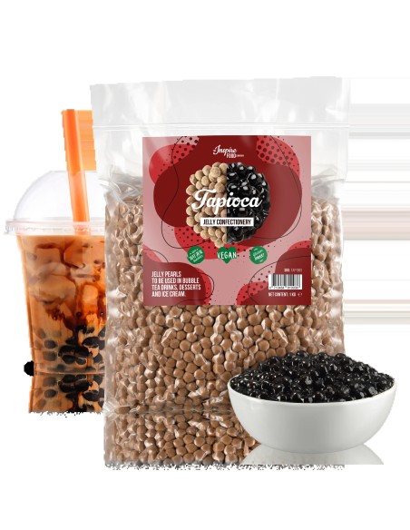PERLE TAPIOCA BUBBLE TEA SUCRE BRUN WFY 1KG*18/CT