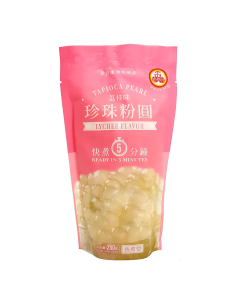 PERLE TAPIOCA BUBBLE TEA LITCHI WFY 250G*36/CT