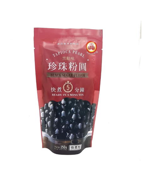PERLE TAPIOCA BUBBLE TEA SUCRE NOIR WFY 250G*36/CT