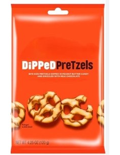 COOKIES PEANUT BUTTER DIPPED PRETZELS 120G