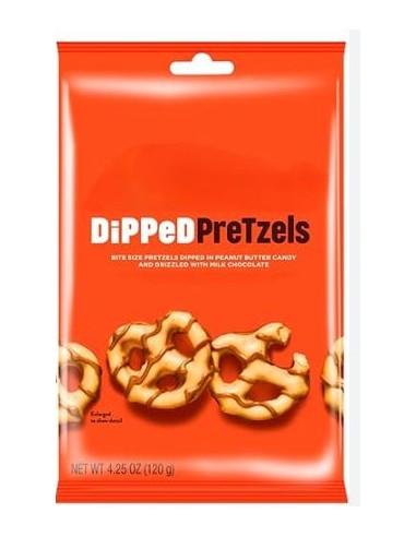 COOKIES PEANUT BUTTER DIPPED PRETZELS 120G
