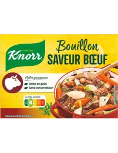 CUBE DE BOUILLON BOEUF KNORR 20G