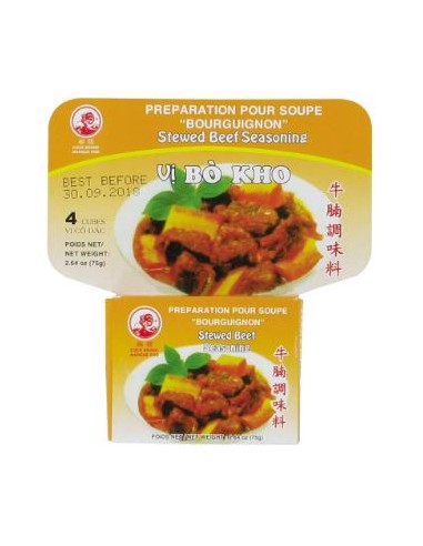 CUBE PREPA BOEUF RAGOUT COQ 75G*100/CT
