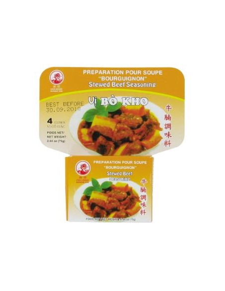 CUBE PREPA BOEUF RAGOUT COQ 75G*100/CT