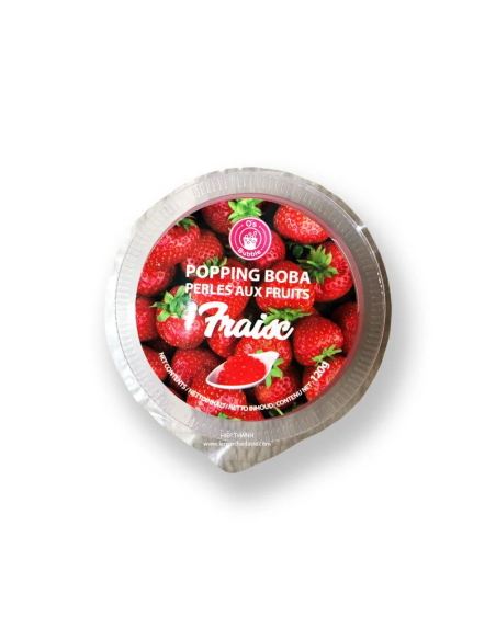 PERLE FRAISE BUBBLE TEA O'S BUBBLE 120G