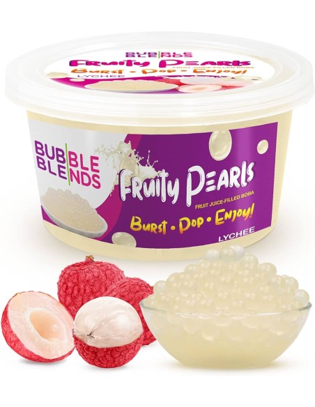 PERLE LITCHI BUBBLE TEA O'S BUBBLE 120G