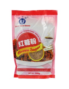 SUCRE BRUN SOUTH WORD 300G*24/CT