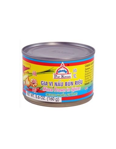 CREVETTE HACHE AUX EPICES- TOM BUN RIEU 160G
