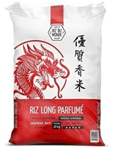 RIZ LONG CAMBODGE DRAGON ROUGE 20KG