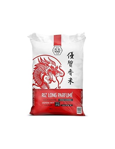 RIZ LONG CAMBODGE DRAGON ROUGE 20KG