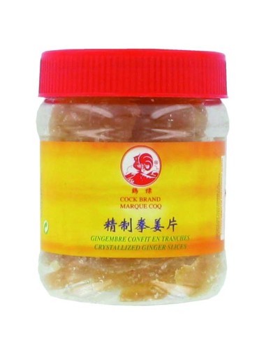 GINGEMBRE CONFIT ENTIER COQ 400G*30/CT