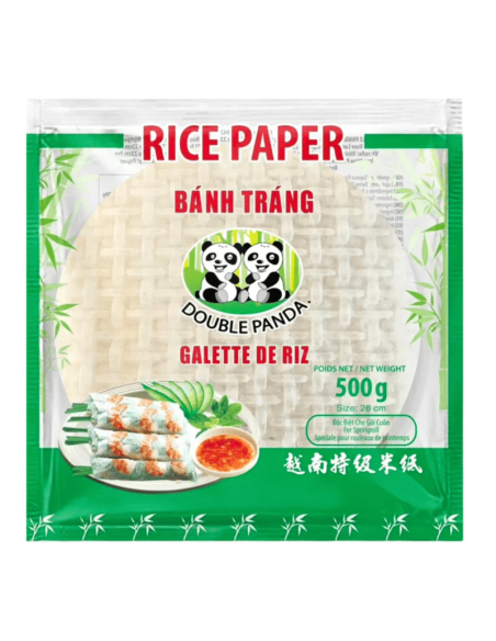 GALETTE POUR ROULEAUX PRINTEMPS PANDA 28CM 340G*44/CT