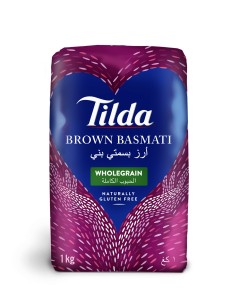 RIZ BASMATI BRUN TILDA 1KG