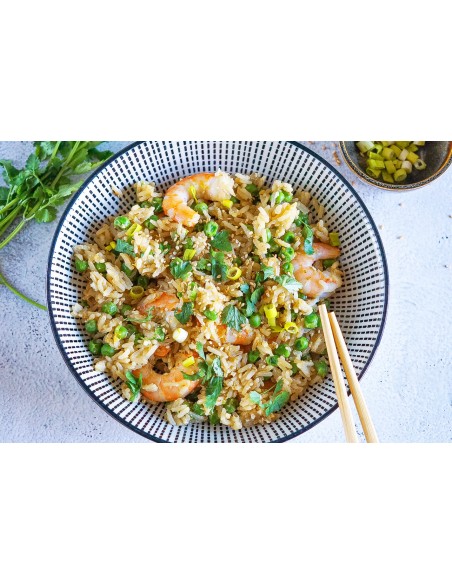 RIZ SAUTE AUX CREVETTES COQ 350G