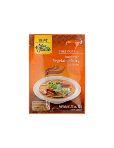 PATE CURRY VEGETARIEN INDONESIAN ASH 50G