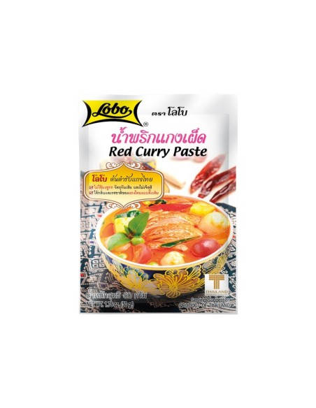 PATE CURRY ROUGE LOBO 50G*12/CT