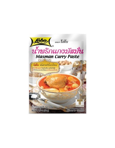 PATE CURRY MASSAMAN LOBO 50G*12/CT