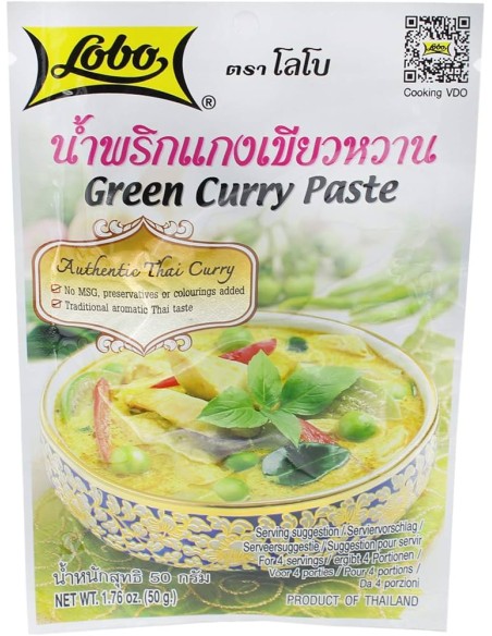 PATE CURRY VERT  COQ 50G*120/CT