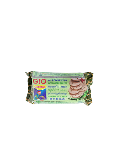 PATE PORC GIO POIVRE VERT ORIENTAL 500G