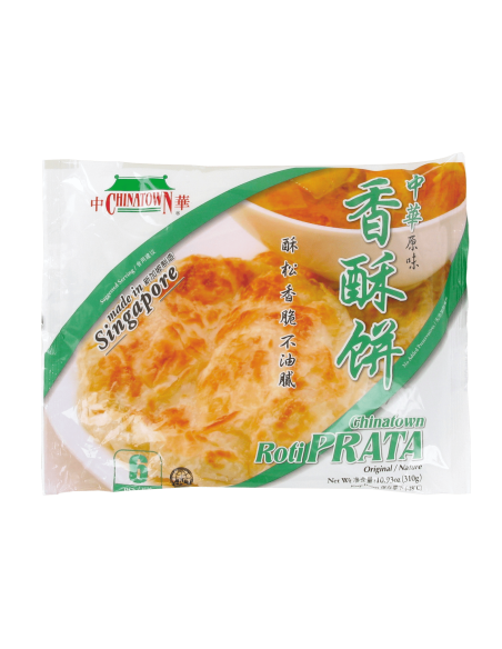 PANCAKE ROTI PRATA OIGNON CHINATOWN 310G