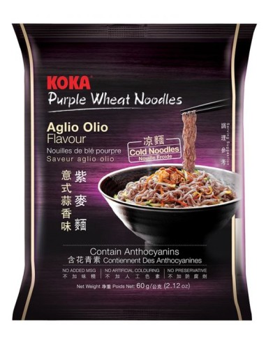 NOUILLE VIOLETTE JAPON A.AGLIO KOKA 60G*30/CT