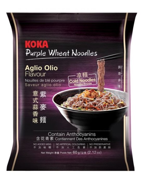 NOUILLE VIOLETTE JAPON A.AGLIO KOKA 60G