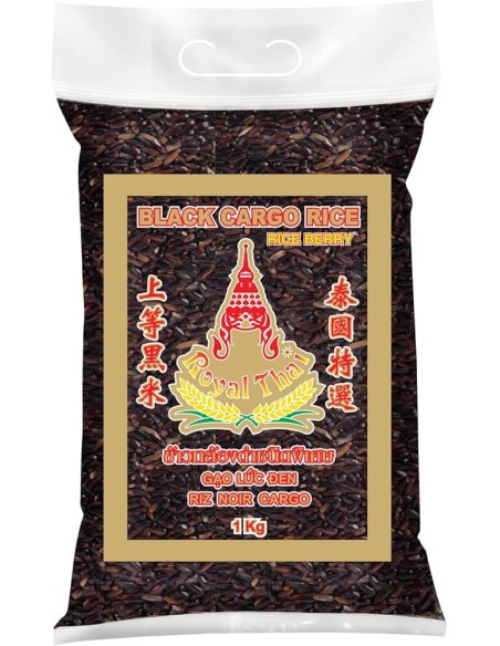 RIZ GLUANT NOIR ROYAL THAI 1KG*10/CT