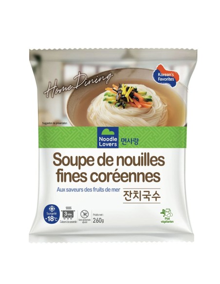 SOUPE NOUILLE FINE FRUIT DE MER NOODLES LOVERS 260G
