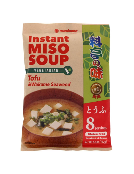 SOUPE MISO ORIGINAL WAKAME  AVEC TOFU 152G