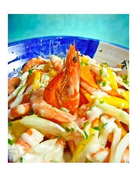TR SALADE MANGUE/PAPAYE CREVETTE