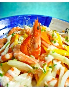 TR SALADE MANGUE/PAPAYE CREVETTE