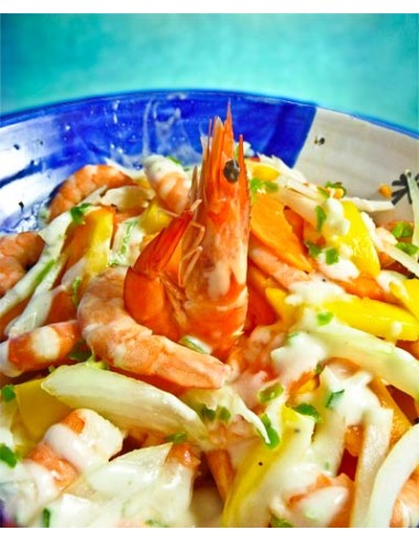 TR SALADE MANGUE/PAPAYE CREVETTE